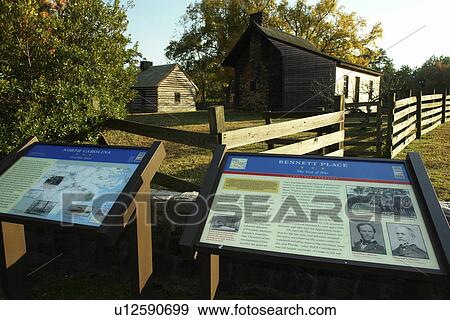 Durham, NC, North Carolina, Bennett Place State Historic Site, autumn View Large Photo Image Stock Photo - Durham, NC, North Carolina, Bennett Place State Historic Site, autumn. Fotosearch