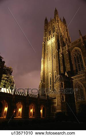 Durham, NC, North Carolina, Duke University, Duke University Chapel, evening View Large Photo Image Stock Image - Durham, NC, North Carolina, Duke University, Duke University Chapel, evening. Fotosearch