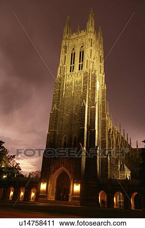 Durham, NC, North Carolina, Duke University, Duke University Chapel, evening View Large Photo Image Stock Image -  Durham, NC, North Carolina, Duke University, Duke University Chapel, evening. Fotosearch