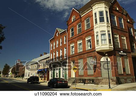 Picture -  Emmitsburg, MD, Maryland, Historic Downtown. Fotosearch