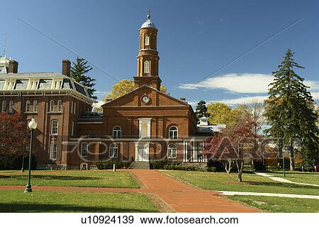 Stock Photo -  Emmitsburg, MD, Maryland, National Fallen Firefighter Memorial and Foundation, Firefighters Chapel. Fotosearch