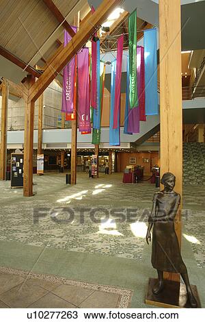 Stock Image -  Eugene, OR, Oregon, Hult Center for the Performing Arts. Fotosearch