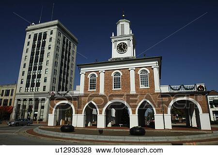 Fayetteville, NC, North Carolina, Downtown, The Market House View Large Photo Image Stock Photo - Fayetteville, NC, North Carolina, Downtown, The Market House. Fotosearch
