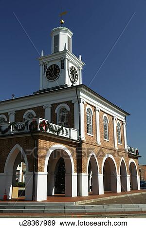 Stock Photo -  Fayetteville, NC, North Carolina, Downtown, The Market House. Fotosearch