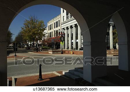 Fayetteville, NC, North Carolina, Downtown from The Market House View Large Photo Image Stock Photography - Fayetteville, NC, North Carolina, Downtown from The Market House. Fotosearch