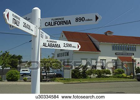 Florence, OR, Oregon, Pacific Ocean, Pacific Coast Scenic Byway, Rt Route, Highway 101, Old Town Florence, Siuslaw Pioneer Museum View Large Photo Image Picture - Florence, OR, Oregon, Pacific Ocean, Pacific Coast Scenic Byway, Rt Route, Highway 101, Old Town Florence, Siuslaw Pioneer Museum. Fotosearch