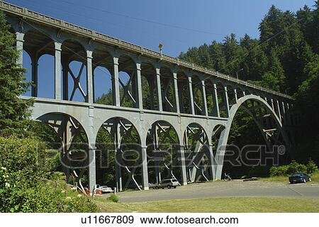 Florence, OR, Oregon, Pacific Ocean, Pacific Coast Scenic Byway, Rt Route, Highway 101, Cape Creek Bridge, Heceta Head Light State Scenic Viewpoint View Large Photo Image Stock Photo - Florence, OR, Oregon, Pacific Ocean, Pacific Coast Scenic Byway, Rt Route, Highway 101, Cape Creek Bridge, Heceta Head Light State Scenic Viewpoint. Fotosearch