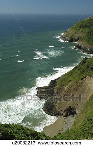 Florence, OR, Oregon, Pacific Ocean, Pacific Coast Scenic Byway, Rt Route, Highway 101, Sea Lion Point View Large Photo Image Stock Photo - Florence, OR, Oregon, Pacific Ocean, Pacific Coast Scenic Byway, Rt Route, Highway 101, Sea Lion Point. Fotosearch