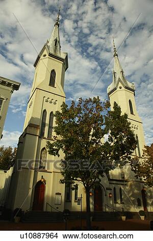 Picture -  Frederick, MD, Maryland, Historic Downtown, Evangelical Lutheran Church. Fotosearch