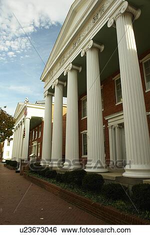 Stock Photograph -  Frederick, MD, Maryland, Seat of County Government, Winchester Hall. Fotosearch