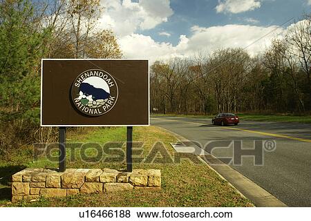 Front Royal, VA, Virginia, Shenandoah Valley, Shenandoah National Park, Skyline Drive, entrance sign View Large Photo Image Stock Photo - Front Royal, VA, Virginia, Shenandoah Valley, Shenandoah National Park, Skyline Drive, entrance sign. Fotosearch