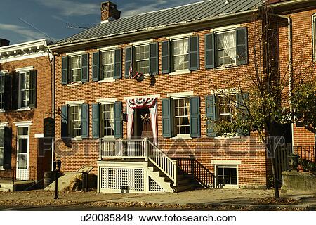 Gettysburg, PA, Pennsylvania, Shriver House Museum, Shriver House View Large Photo Image Stock Photo - Gettysburg, PA, Pennsylvania, Shriver House Museum, Shriver House. Fotosearch