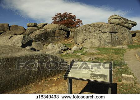 Gettysburg, PA, Pennsylvania, Gettysburg National Military Park, The Peach Orchard, Devil's Den View Large Photo Image Stock Image - Gettysburg, PA, Pennsylvania, Gettysburg National Military Park, The Peach Orchard, Devil's Den. Fotosearch