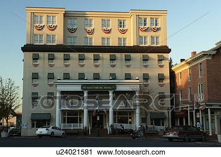 Gettysburg, PA, Pennsylvania, downtown, Gettysburg Hotel View Large Photo Image Stock Image - Gettysburg, PA, Pennsylvania, downtown, Gettysburg Hotel. Fotosearch