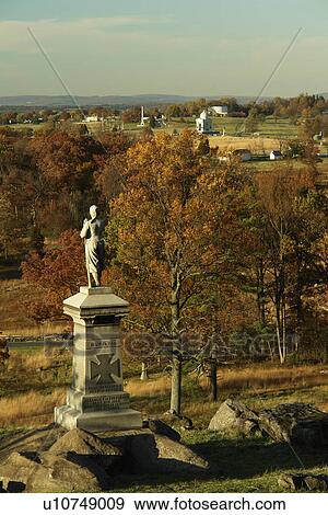 Stock Photo -  Gettysburg, PA, Pennsylvania, Gettysburg National Military Park, Little Round Top. Fotosearch