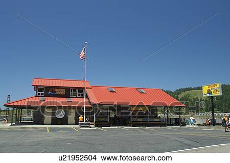 Picture -  Gold Beach, OR, Oregon, Pacific Ocean, Pacific Coast Scenic Byway, Rt Route, Highway 101, Jerry's Rogue River Jet Boats. Fotosearch