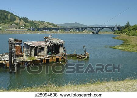 Gold Beach, OR, Oregon, Pacific Ocean, Pacific Coast Scenic Byway, Rt Route, Highway 101, Patterson Bridge View Large Photo Image Stock Photo - Gold Beach, OR, Oregon, Pacific Ocean, Pacific Coast Scenic Byway, Rt Route, Highway 101, Patterson Bridge. Fotosearch