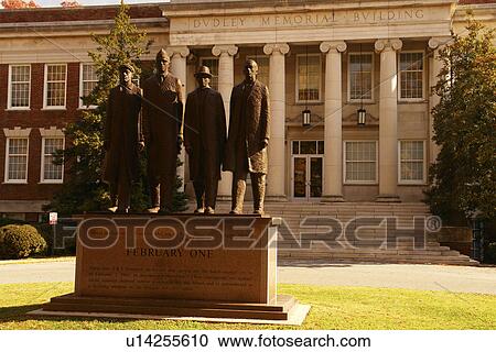 Greensboro, NC, North Carolina, Downtown, Dudley Memorial Building, Lunch-Counter Sit-In Statue View Large Photo Image Stock Image - Greensboro, NC, North Carolina, Downtown, Dudley Memorial Building, Lunch-Counter Sit-In Statue. Fotosearch