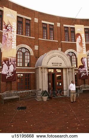 Stock Photo -  Greensboro, NC, North Carolina, Downtown, Greensboro Historic Museum. Fotosearch