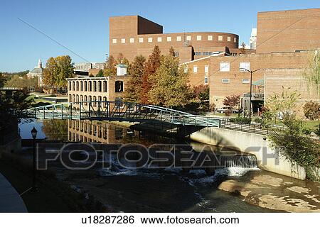 Greenville, SC, South Carolina, Reedy River Falls Historic Park, autumn, foot bridge View Large Photo Image Stock Photograph - Greenville, SC, South Carolina, Reedy River Falls Historic Park, autumn, foot bridge. Fotosearch