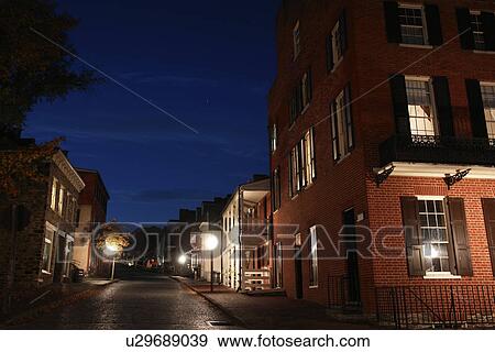 Harpers Ferry, WV, West Virginia, Historic Downtown, evening View Large Photo Image Stock Photo - Harpers Ferry, WV, West Virginia, Historic Downtown, evening. Fotosearch