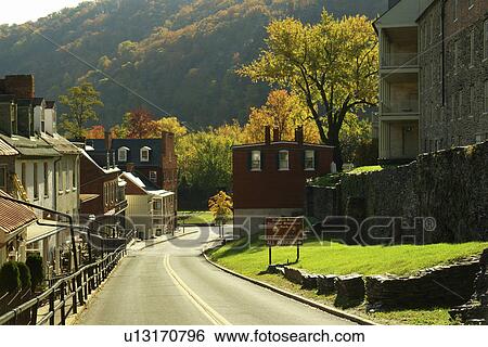 Harpers Ferry, WV, West Virginia, Historic Downtown View Large Photo Image Stock Photograph - Harpers Ferry, WV, West Virginia, Historic Downtown. Fotosearch