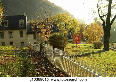 Stock Photography -  Harpers Ferry, WV, West Virginia, Historic Downtown. Fotosearch