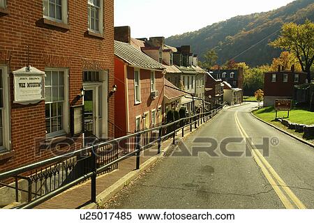 Harpers Ferry, WV, West Virginia, Historic Downtown View Large Photo Image Stock Photography - Harpers Ferry, WV, West Virginia, Historic Downtown. Fotosearch