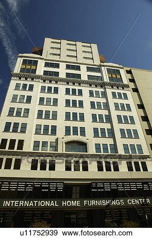 Stock Photo -  High Point, NC, North Carolina, Downtown, International Home Furnishings Center. Fotosearch