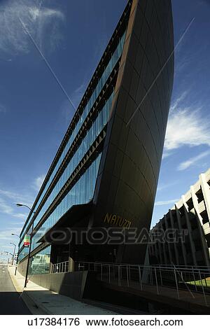 Stock Photograph -  High Point, NC, North Carolina, Downtown, Natuzzi Building. Fotosearch