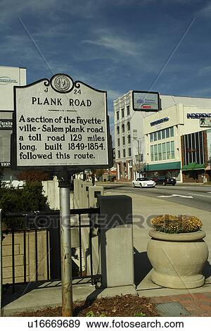 High Point, NC, North Carolina, The Plank Road, Historic Marker View Large Photo Image Stock Photo - High Point, NC, North Carolina, The Plank Road, Historic Marker. Fotosearch
