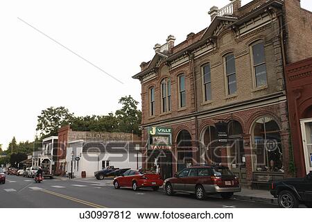 Historic Jacksonville, OR, Oregon, Gold Mining Town, downtown, J'ville Tavern View Large Photo Image Stock Image - Historic Jacksonville, OR, Oregon, Gold Mining Town, downtown, J'ville Tavern. Fotosearch