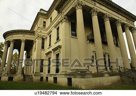 Hyde Park/Poughkeepsie, NY, New York, Vanderbilt Mansion National Historic Site View Large Photo Image Picture - Hyde Park/Poughkeepsie, NY, New York, Vanderbilt Mansion National Historic Site. Fotosearch