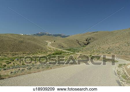 ID, Idaho, near Silver City, Ghost Town, road View Large Photo Image Stock Photo - ID, Idaho, near Silver City, Ghost Town, road. Fotosearch