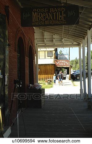 Idaho City, ID, Idaho, Ponderosa Pine Scenic Byway, Gold Mining Town View Large Photo Image Picture - Idaho City, ID, Idaho, Ponderosa Pine Scenic Byway, Gold Mining Town. Fotosearch