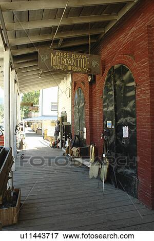 Idaho City, ID, Idaho, Ponderosa Pine Scenic Byway, Gold Mining Town View Large Photo Image Stock Photo - Idaho City, ID, Idaho, Ponderosa Pine Scenic Byway, Gold Mining Town. Fotosearch
