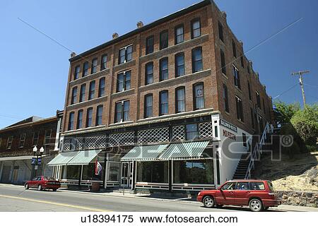 Stock Photography -  Klamath Falls, OR, Oregon, downtown, Baldwin Hotel Museum. Fotosearch