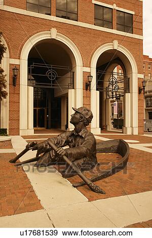 Knoxville, TN, Tennessee, Downtown, plaza, rowing man sculpture View Large Photo Image Stock Photo - Knoxville, TN, Tennessee, Downtown, plaza, rowing man sculpture. Fotosearch