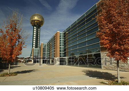 Knoxville, TN, Tennessee, Downtown, Worlds Fair Park, 1982 World's Fair Sunsphere, autumn View Large Photo Image Stock Photography - Knoxville, TN, Tennessee, Downtown, Worlds Fair Park, 1982 World's Fair Sunsphere, autumn. Fotosearch
