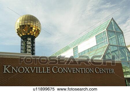 Knoxville, TN, Tennessee, Downtown, Knoxville Convention Center, 1982 World's Fair Sunsphere View Large Photo Image Stock Photography - Knoxville, TN, Tennessee, Downtown, Knoxville Convention Center, 1982 World's Fair Sunsphere. Fotosearch