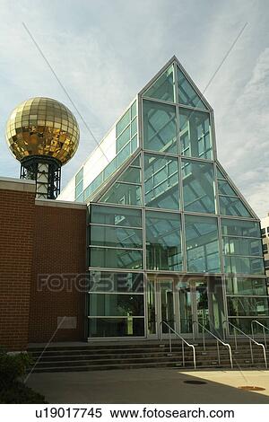 Knoxville, TN, Tennessee, Downtown, Knoxville Convention Center, 1982 World's Fair Sunsphere View Large Photo Image Stock Photography - Knoxville, TN, Tennessee, Downtown, Knoxville Convention Center, 1982 World's Fair Sunsphere. Fotosearch