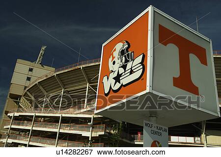 Stock Photo -  Knoxville, TN, Tennessee, The University of Tennessee, Neyland Stadium, Vols. Fotosearch
