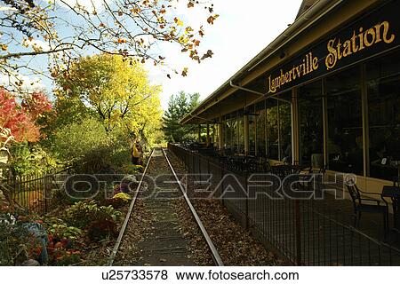 Lambertville, NJ, New Jersey, Historic Downtown, Lambertville Station View Large Photo Image Stock Photo - Lambertville, NJ, New Jersey, Historic Downtown, Lambertville Station. Fotosearch