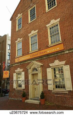 Picture -  Lancaster, PA, Pennsylvania, Pennsylvania Dutch Country, downtown, Penn Square, Lancaster Cultural History Museum. Fotosearch