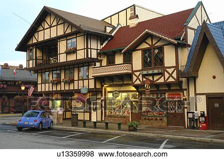 Leavenworth, WA, Washington, Bavarian Alpine Village View Large Photo Image Stock Photo - Leavenworth, WA, Washington, Bavarian Alpine Village. Fotosearch