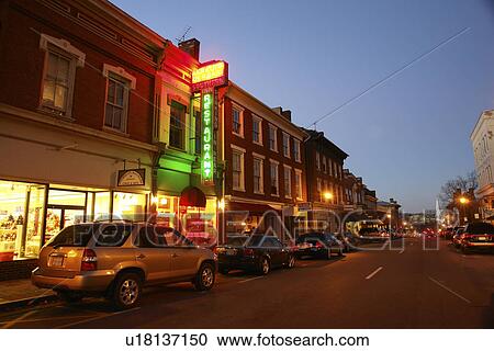 Lexington, VA, Virginia, Shenandoah Valley, Historic Downtown, evening View Large Photo Image Stock Image - Lexington, VA, Virginia, Shenandoah Valley, Historic Downtown, evening. Fotosearch
