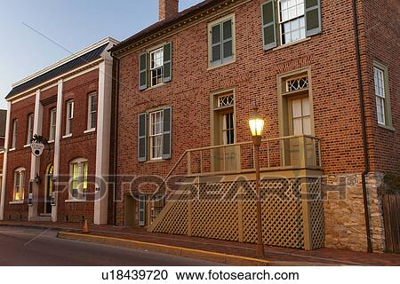 Lexington, VA, Virginia, Shenandoah Valley, Historic Downtown, Stonewall Jackson House, evening View Large Photo Image Stock Image - Lexington, VA, Virginia, Shenandoah Valley, Historic Downtown, Stonewall Jackson House, evening. Fotosearch