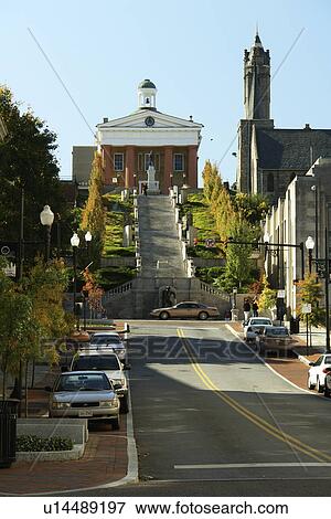 Lynchburg, VA, Virginia, Downtown, Courthouse Hill View Large Photo Image Stock Photo - Lynchburg, VA, Virginia, Downtown, Courthouse Hill. Fotosearch