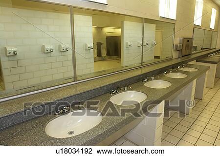 MD, Maryland, men's bathroom, sinks View Large Photo Image Stock Image - MD, Maryland, men's bathroom, sinks. Fotosearch