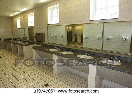 MD, Maryland, men's bathroom, sinks View Large Photo Image Stock Photo - MD, Maryland, men's bathroom, sinks. Fotosearch